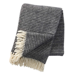 Klippan Ralph 100% Wool Throw, Dark Grey (10159104360735)