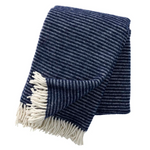 Klippan Ralph 100% Wool Throw, Navy (10159093809439)