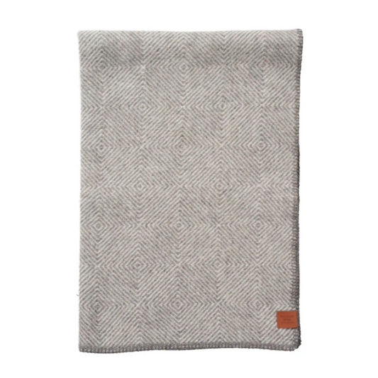 Klippan Gooseye Midi 100% Wool Blanket, Grey (9198411219231)