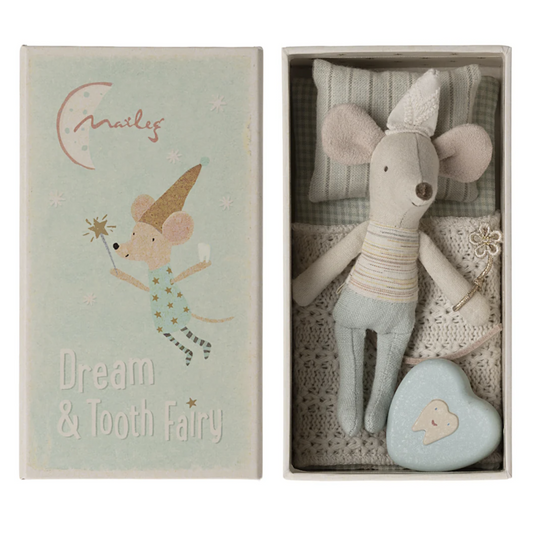Maileg Tooth Fairy Mouse Little Brother in Box (9203926794527)