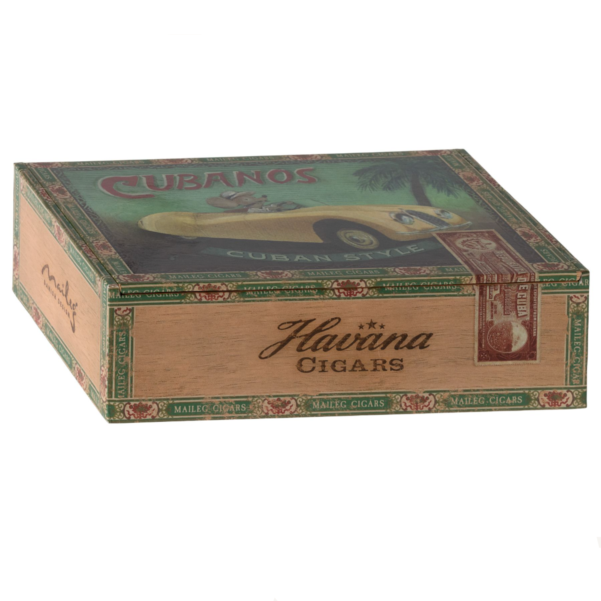 Maileg Grandma & Grandpa Mice in Cigarbox PRE-ORDER eta Dec 23 (8525550846239)