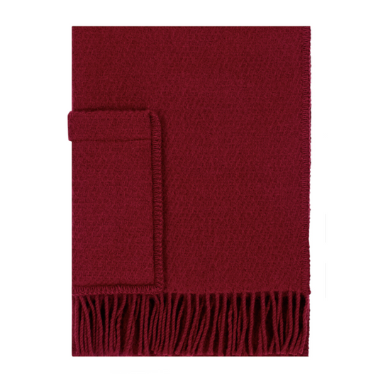 Uni Pocket Shawl 60x170cm, Dark Red (9186815934751)