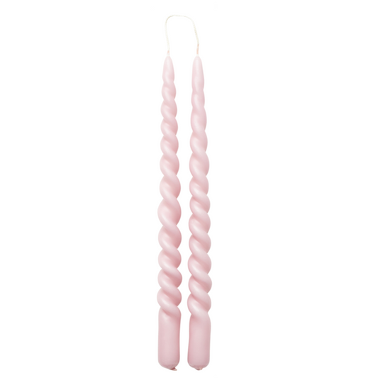 Twisted Candle 2-Pack, Rose (9188411408671)