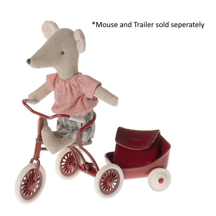 Maileg Abri à Tricycle Mouse Red 2024 (9202588385567)