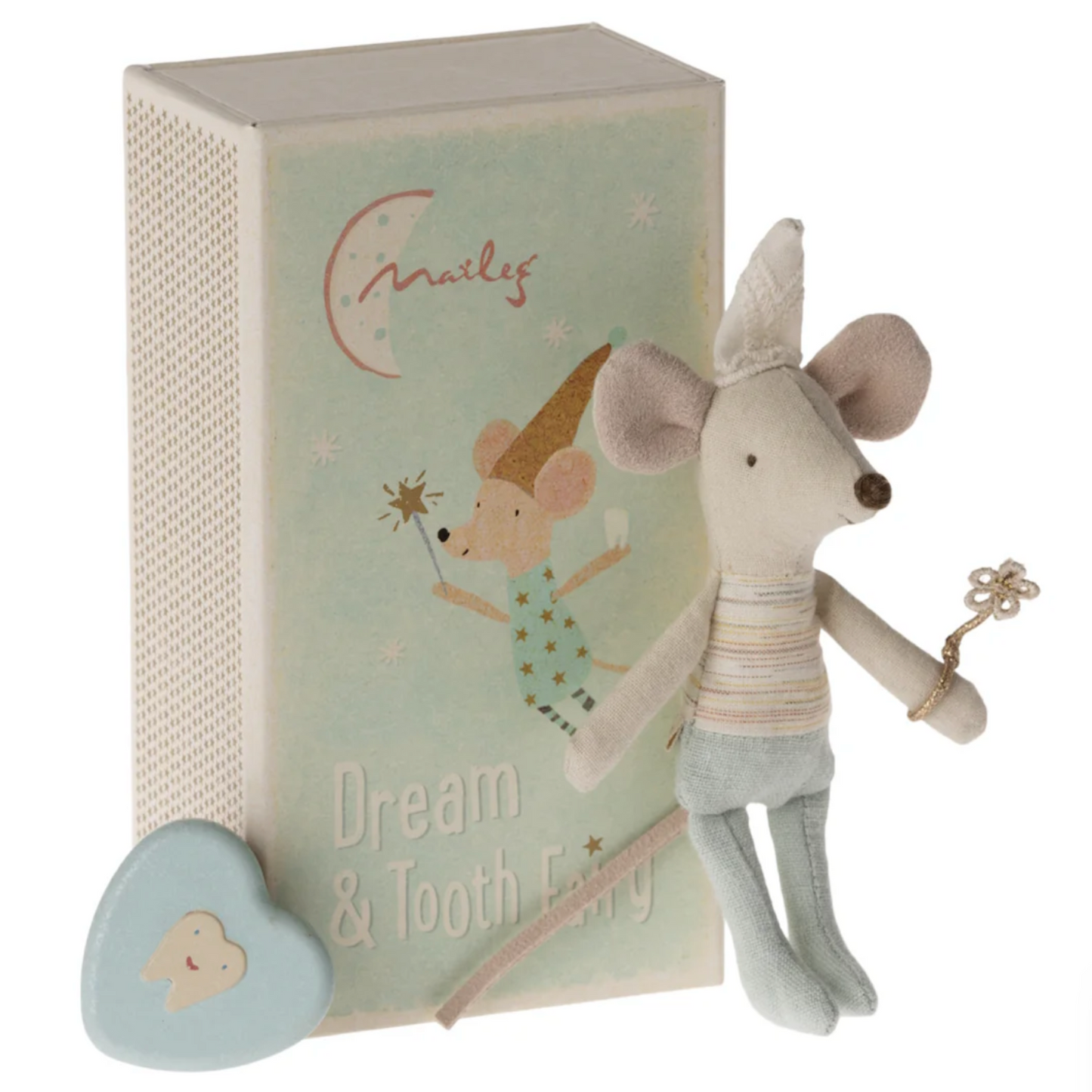 Maileg Tooth Fairy Mouse Little Brother in Box (9203926794527)