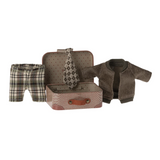 Maileg Jacket, Pants and Tie in Suitcase Grandpa Mouse (9287385645343)