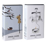 Robin Tea Light Carousel Chime, Silver (9430366781727)