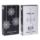 White Star Tea Light Carousel Chime, Silver (9430761373983)