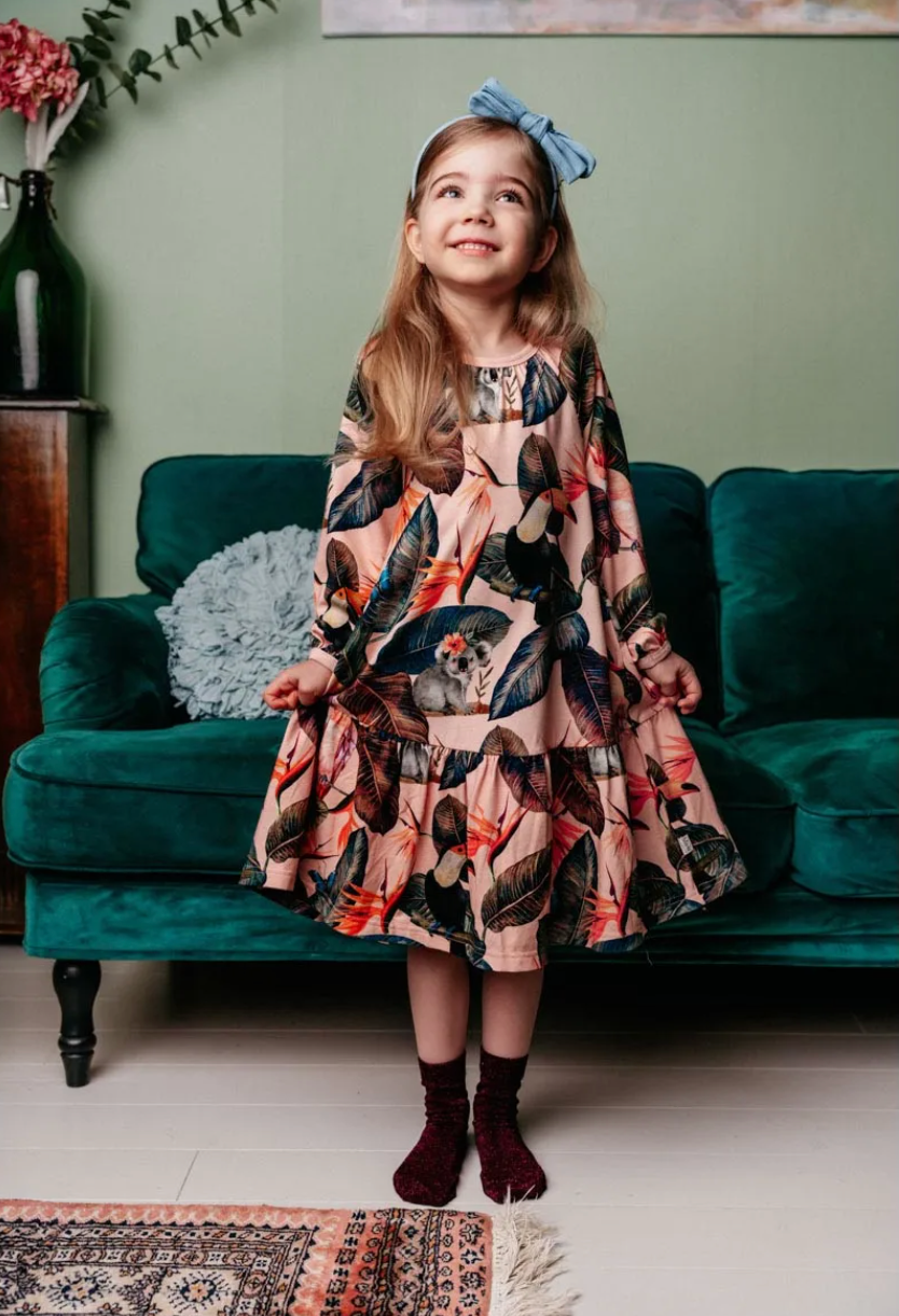 Paraiso Paradise Kids Dress Long Seleeve (9501467345183)