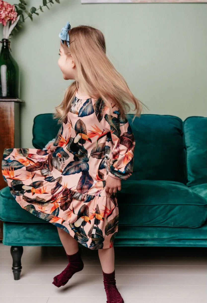 Paraiso Paradise Kids Dress Long Seleeve (9501467345183)