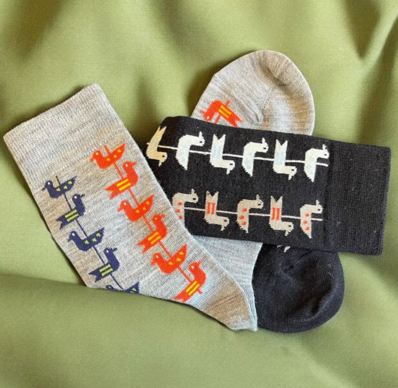 Shorebird Merino Socks, Black (10186268049695)