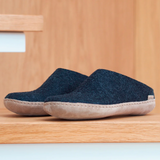 Glerups The Slip On Charcoal - Leather Sole (10113305706783)