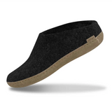 Glerups The Slip On Charcoal - Leather Sole (10113305706783)
