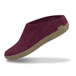 Glerups The Slip On Cranberry- Leather Sole (10124673089823)