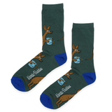 Sniff Business Men's Socks, Green (10237322002719)