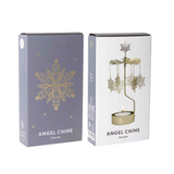 Snowstar Tea Light Carousel Chime, Gold (10249497674015)