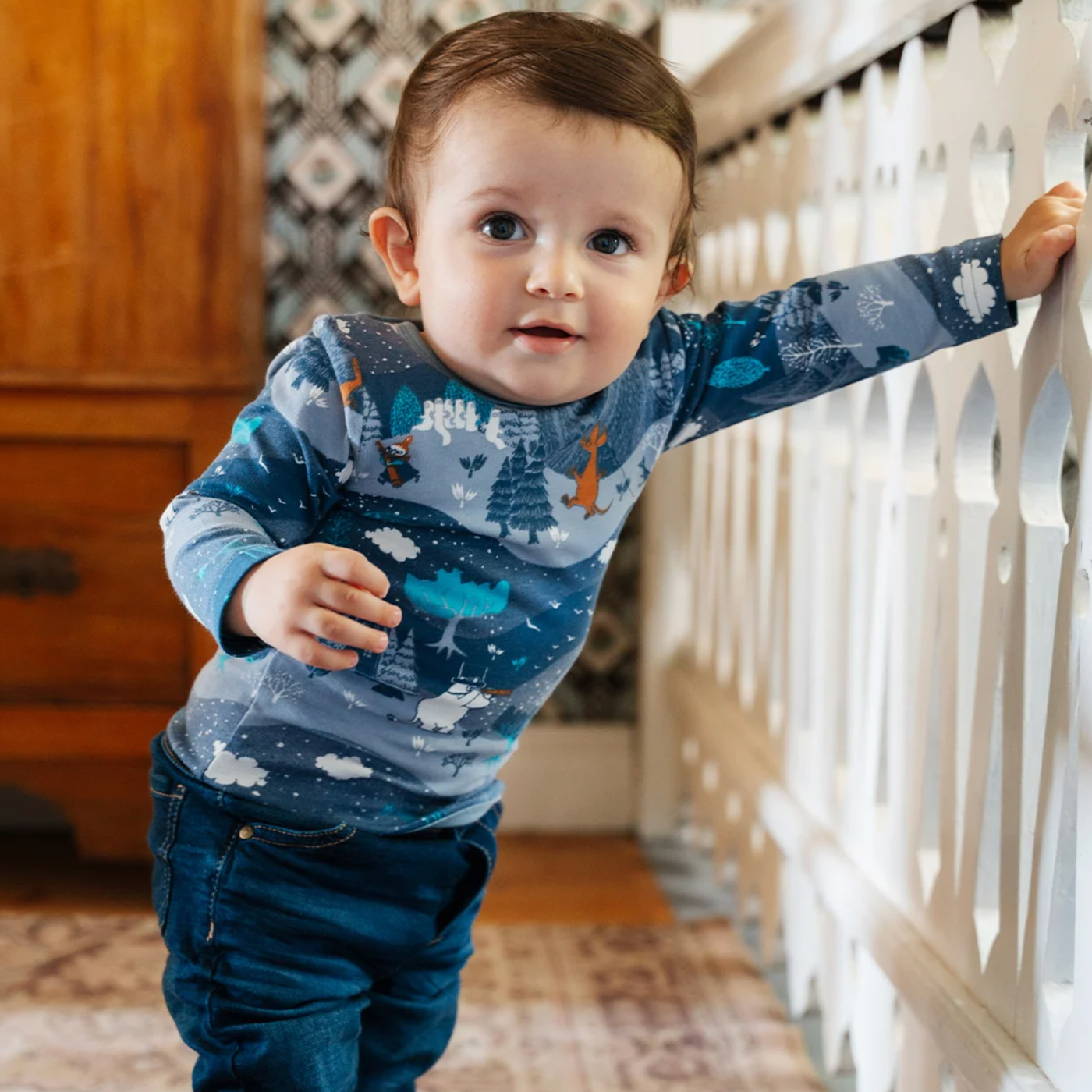 Moomin Baby Body with Top Starry Night, Blue (10211937714463)