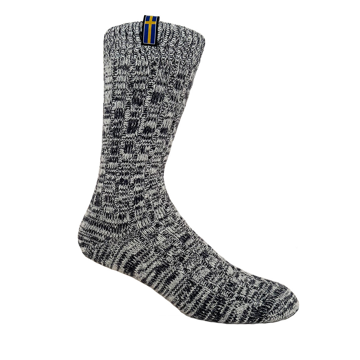 Sweden Mens Wool Socks 2-Pack Gift Box, Light Grey-Dark Grey (8326322389279)