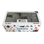 Sweden Mens Wool Socks 2-Pack Gift Box, Light Grey-Dark Grey (8326322389279)
