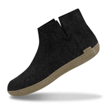 Glerups The Boot Charcoal - Leather Sole (10143564464415)