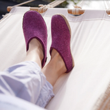 Glerups The Slip On Cranberry - Leather Sole (10124673089823)