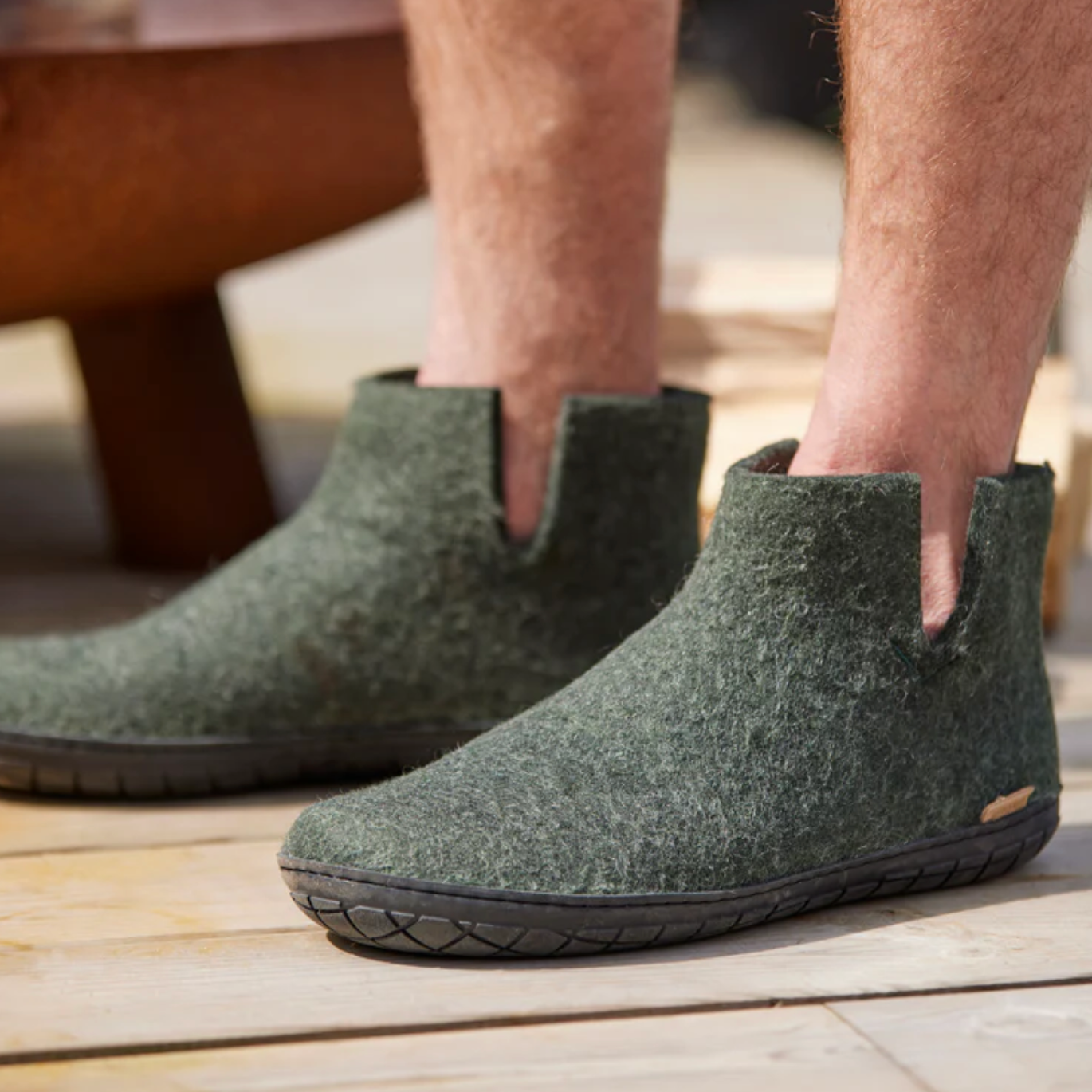 Glerups The Boot Forest - Black Rubber Sole (10140705423647)