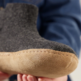 Glerups The Boot Charcoal - Leather Sole (10143564464415)