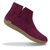 Glerups The Boot Cranberry - Leather Sole (10145062027551)