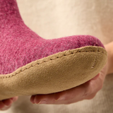 Glerups The Boot Cranberry - Leather Sole (10145062027551)