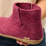 Glerups The Boot Cranberry - Leather Sole (10145062027551)