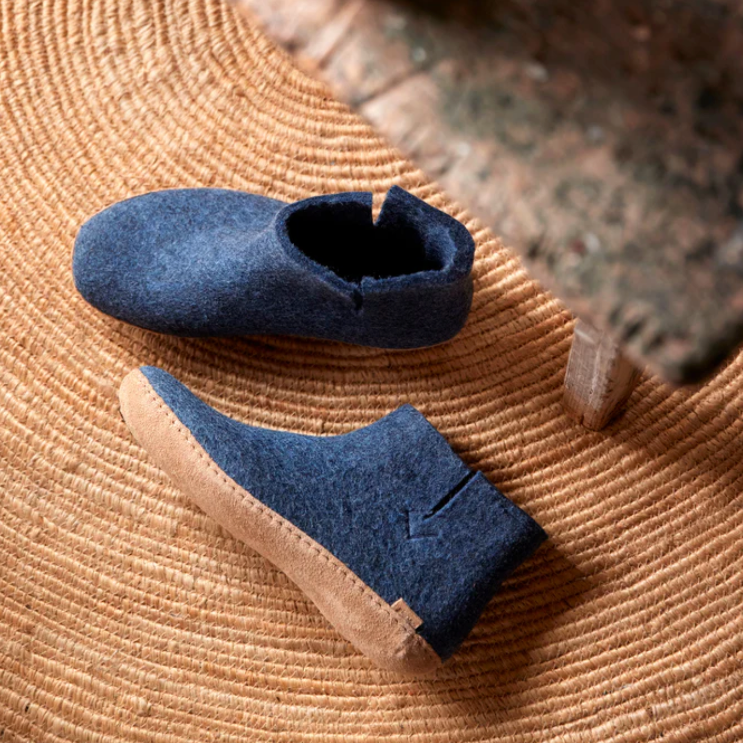 Glerups The Boot Denim - Leather Sole (10144133546271)