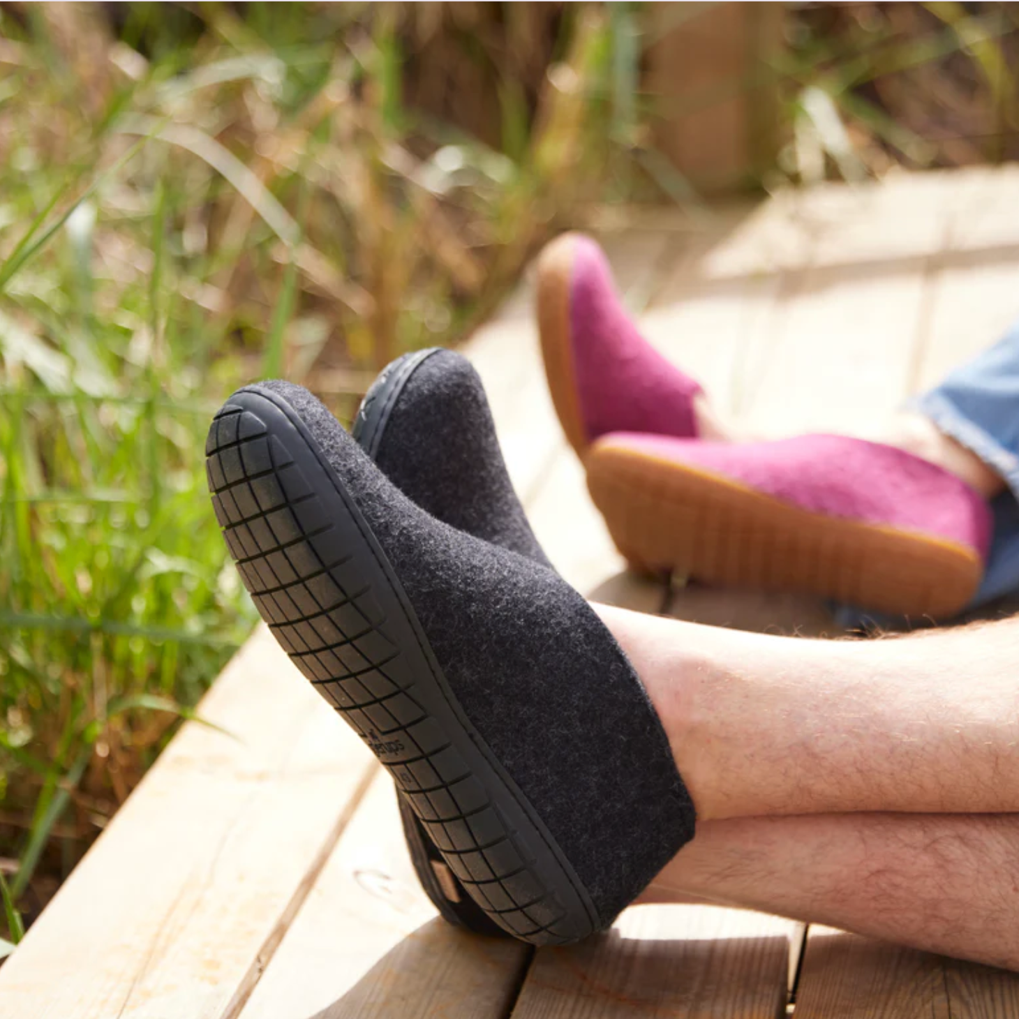 Glerups The Shoe Charcoal - Black Rubber (10139271889183)