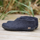 Glerups The Shoe Charcoal - Black Rubber (10139271889183)