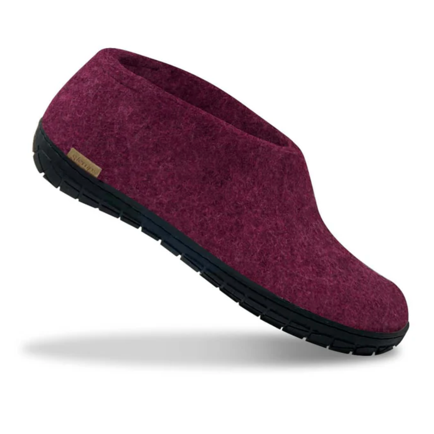 Glerups The Shoe Cranberry - Black Rubber Sole (10139313799455)