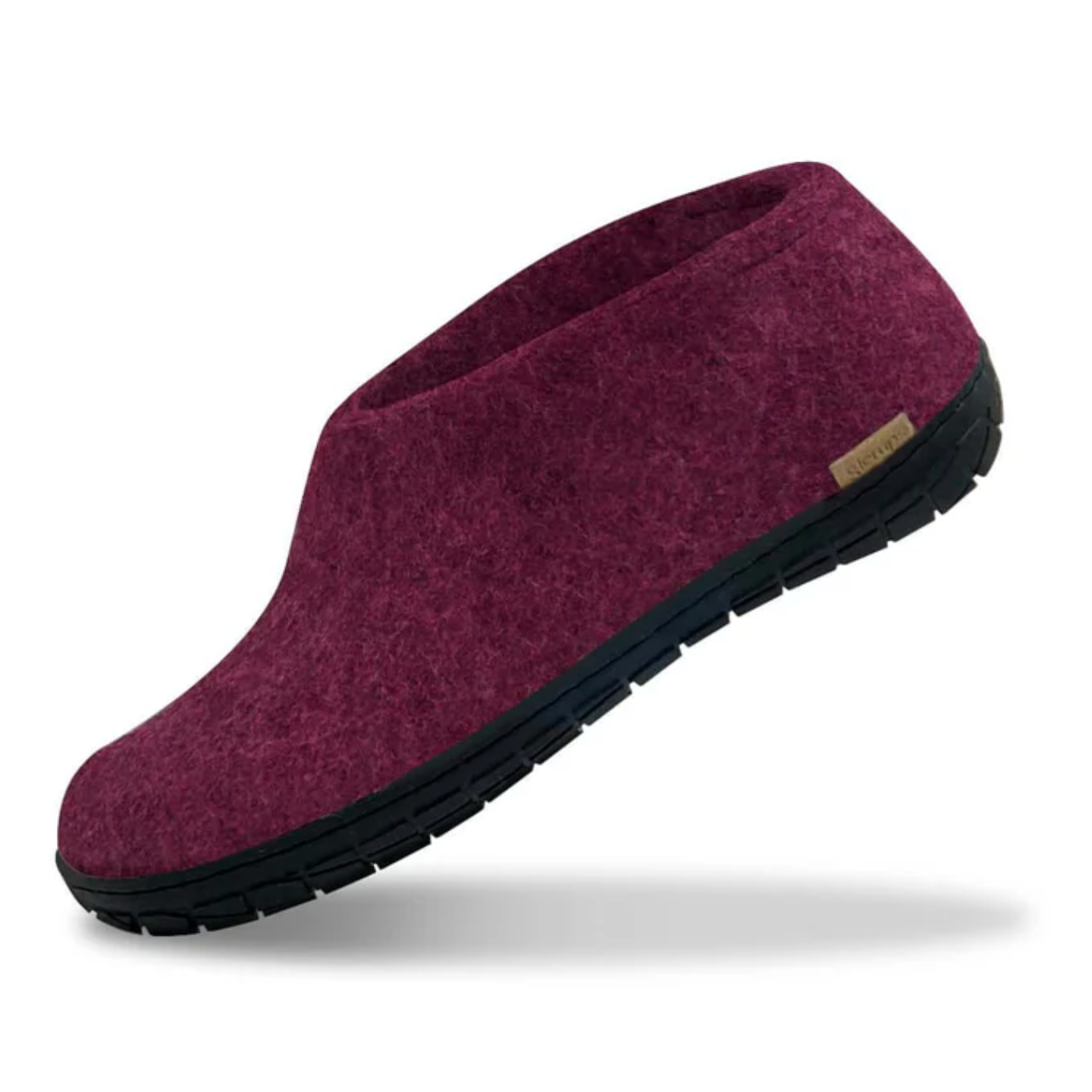 Glerups The Shoe Cranberry - Black Rubber Sole (10139313799455)