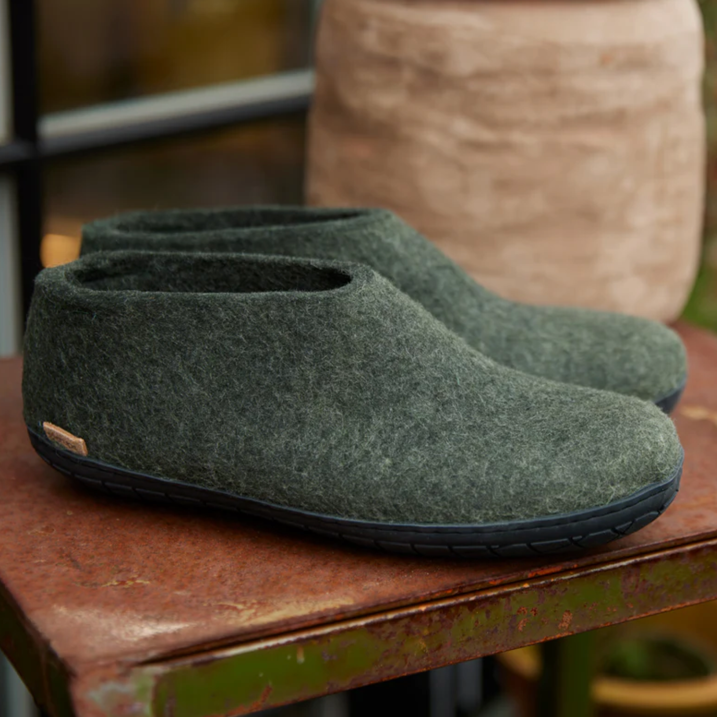 Glerups The Shoe Forest - Black Rubber Sole (10139303674143)