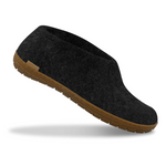 Glerups The Shoe Charcoal - Honey Rubber Sole (10095522316575)