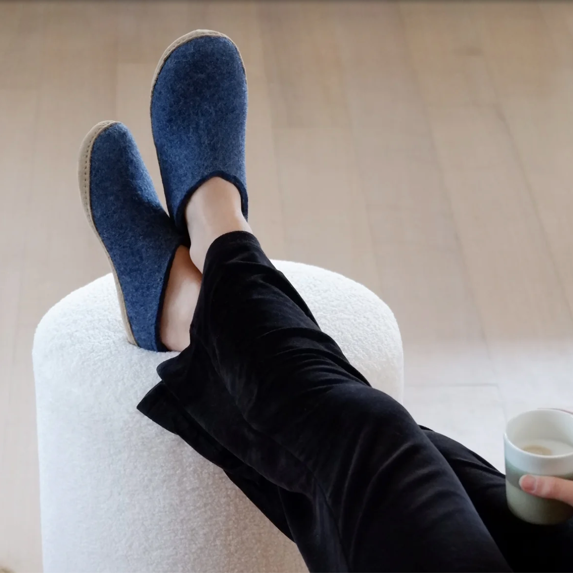 Glerups The Slip On Denim- Leather Sole (10114040496415)