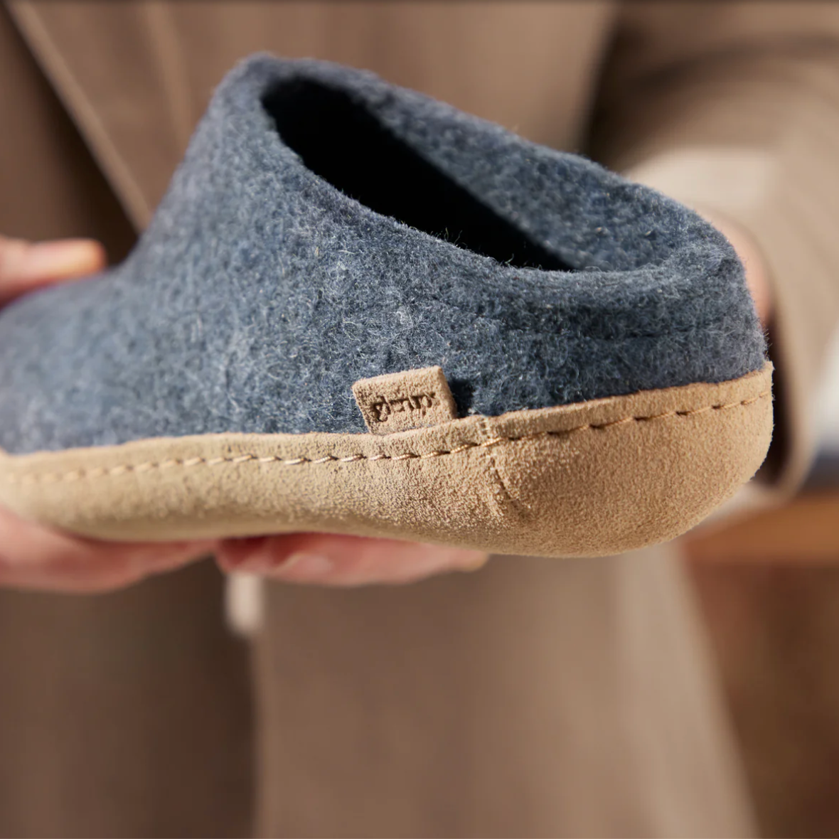 Glerups The Slip On Denim- Leather Sole (10114040496415)