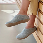 Glerups The Slip On Grey - Leather Sole (10139157266719)