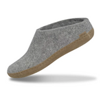 Glerups The Slip On Grey - Leather Sole (10139157266719)