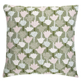 Tulip Tulppaani Merino Wool/Linen Cushion Cover 45x45cm, Rose-Olive (10238098014495)