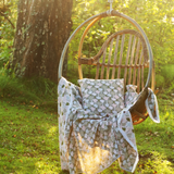 Tulip Tulppaani Merino Wool/Linen Throw, Rose-Olive (10238098080031)