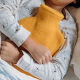 Double Tupla Wool Cover with Hot Water Bottle, Yellow (10114215772447)