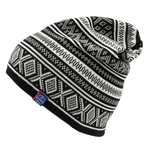 Valle Merino Wool Beanie, Black-White (10181570199839)