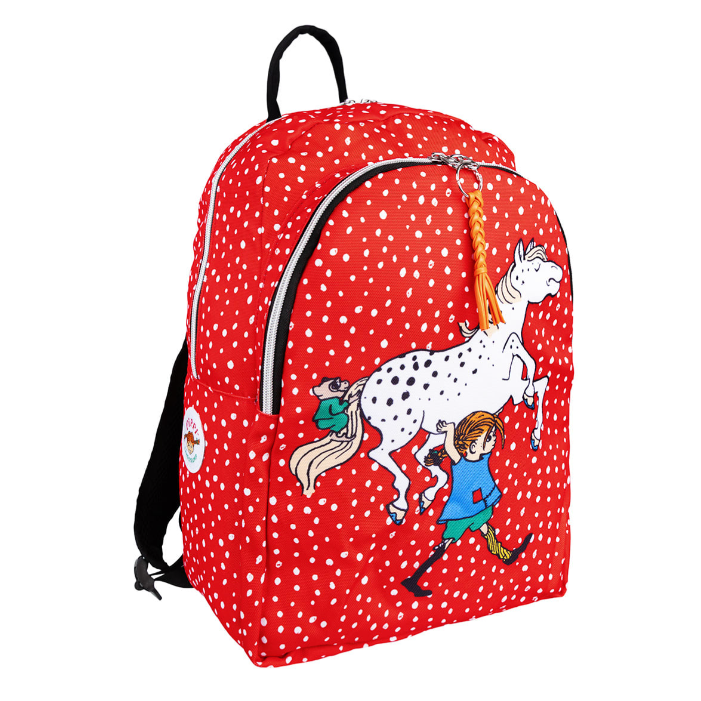 Pippi Longstocking Backpack Virkku, Red (10211919724831)