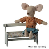 Maileg Bench Mouse, Off White ETA November 2024 (9378024751391)