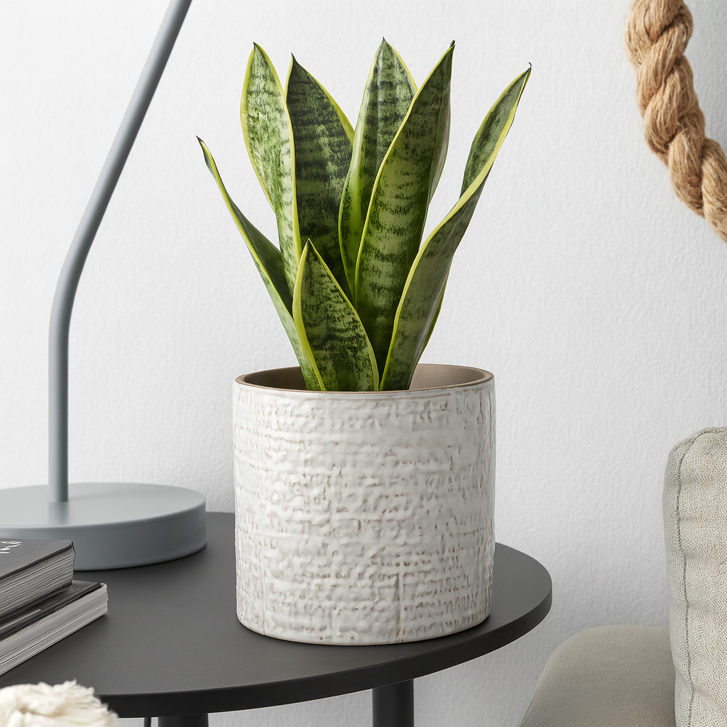 Ikea Chiafron Plant Pot, 12cm, White (8897169293599)