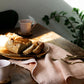 Slope Rinne Washed Linen Tea Towel, Rust-Rose (9189935677727)