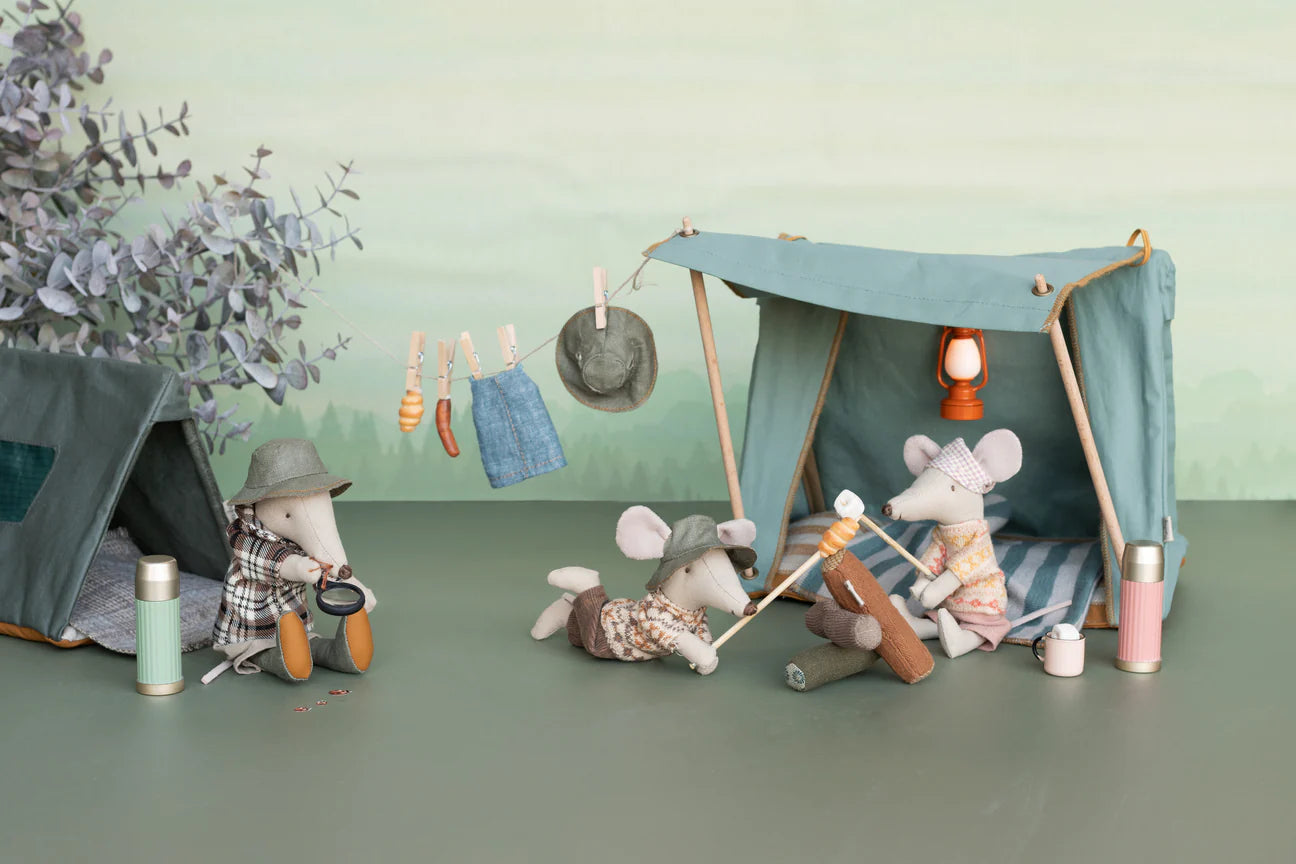 Maileg Happy Camper Single Tent for Mouse 2023 (8342869541151)